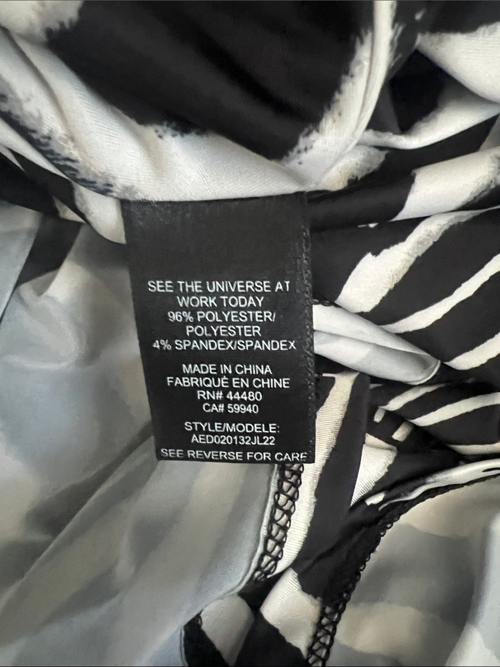 AFRM Zebra Printed Dress - Picture 4 of 4